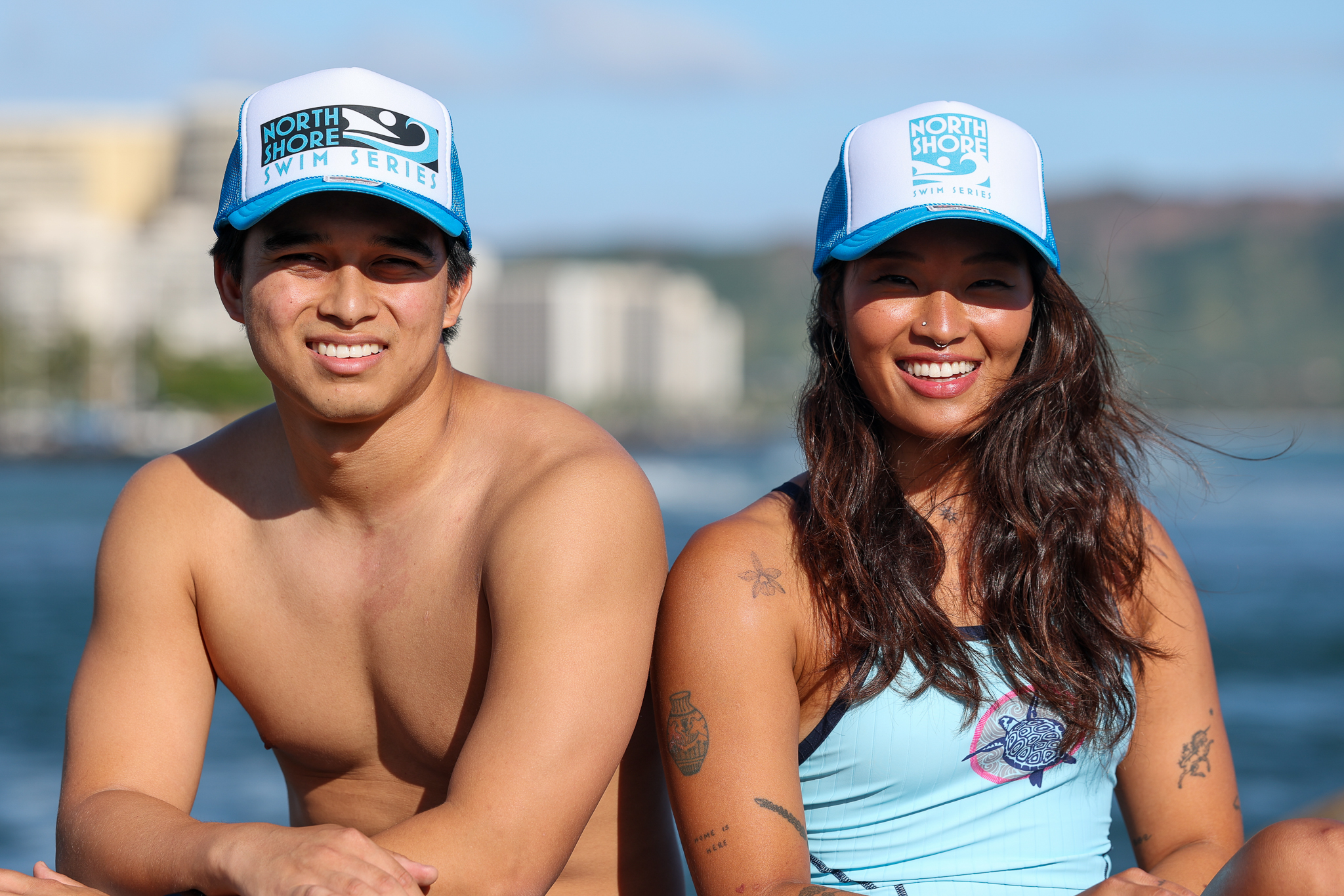 north shore swim series hat tall logo north shore swim series hat tall logo